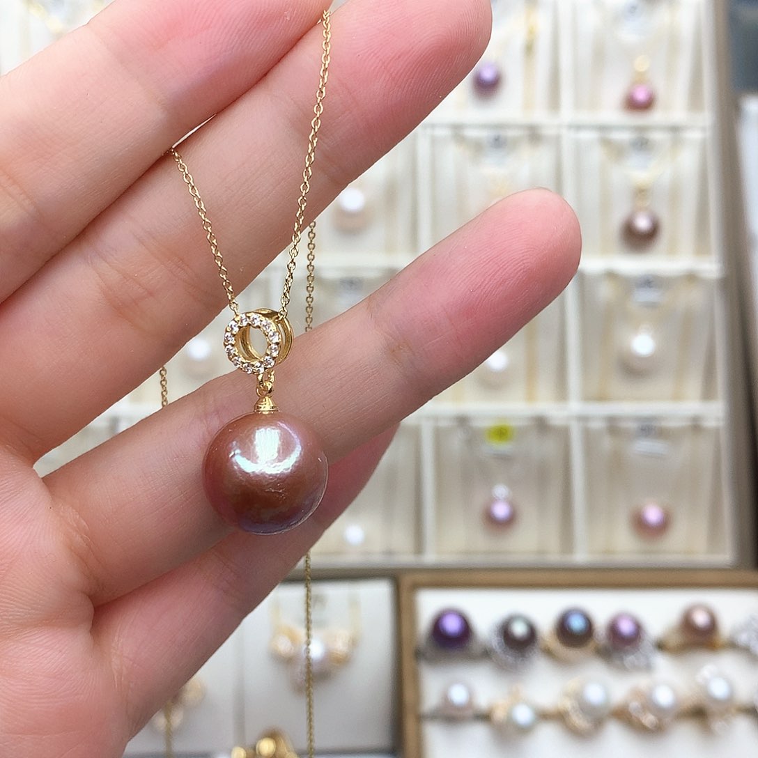 淡水珍珠颈饰合金