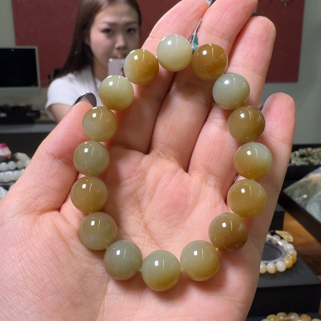 和田玉手链未镶嵌