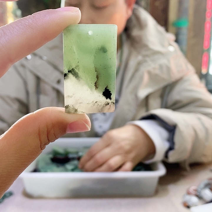 密玉（石英质玉）手链未镶嵌