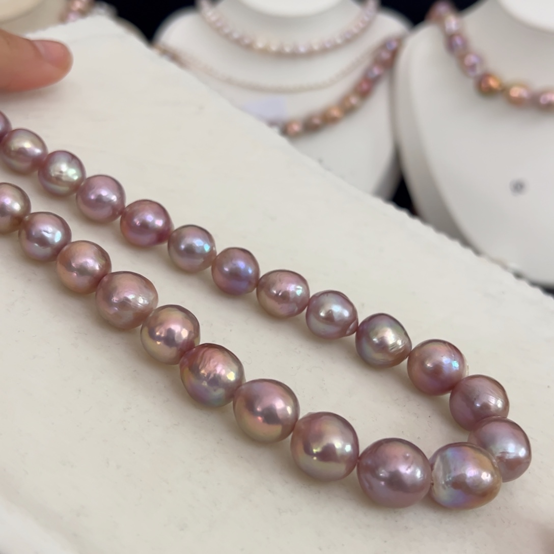 淡水珍珠天然淡水银S925镶嵌