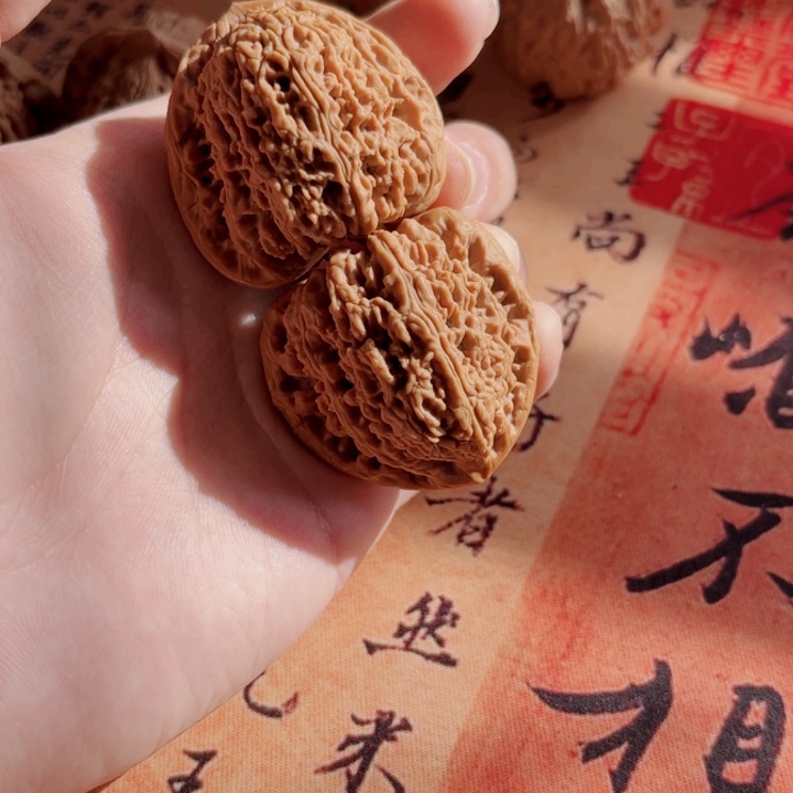 文玩核桃吊坠41拉丝蚂蚁南疆石