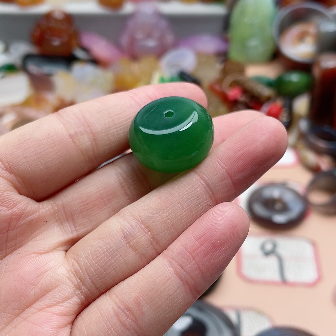 玛瑙/玉髓颈饰合金拉*