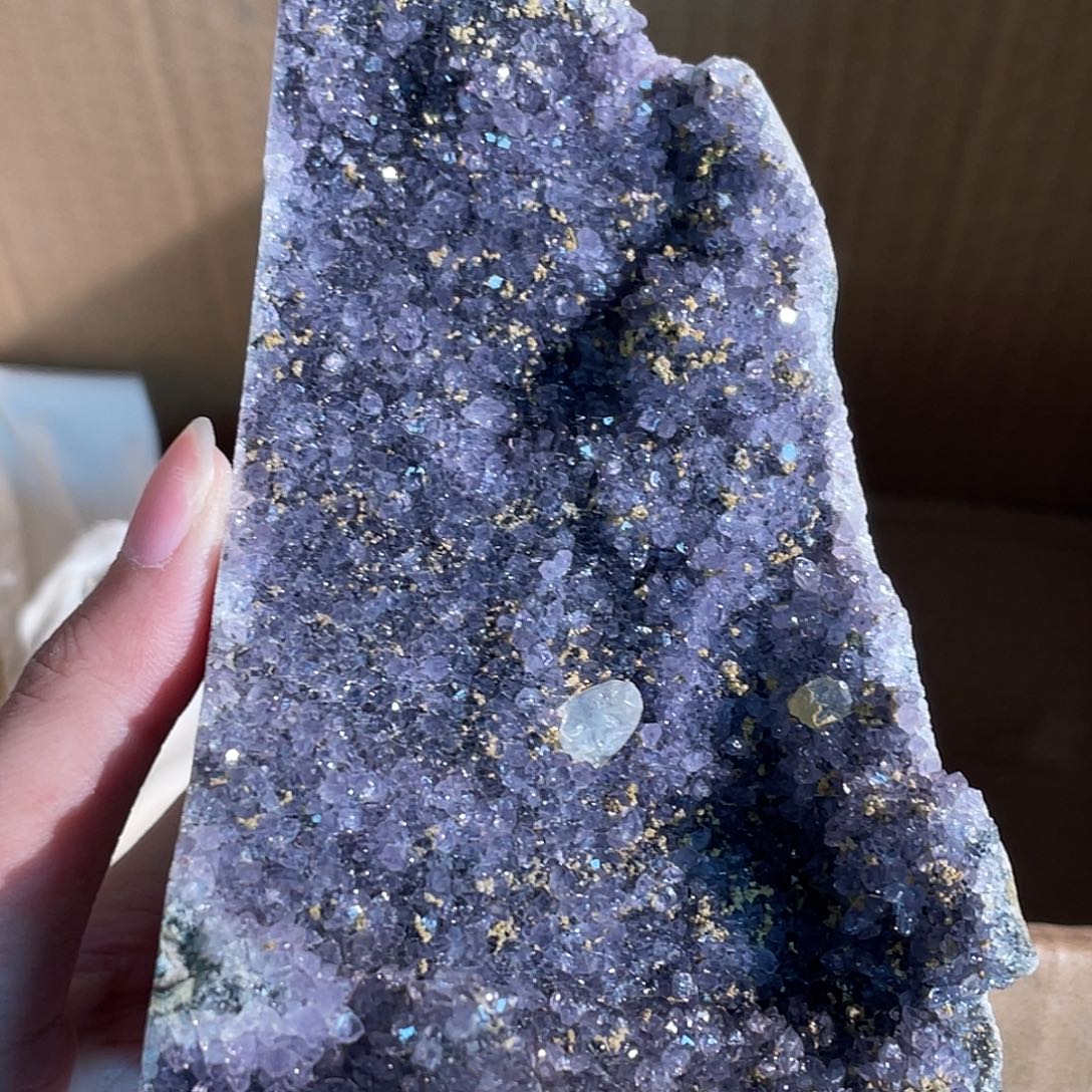 水晶未镶嵌手串紫晶镇 70号