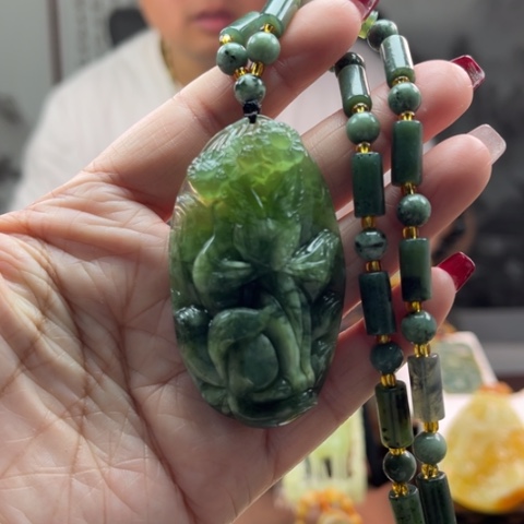 岫玉挂件未镶嵌挂件