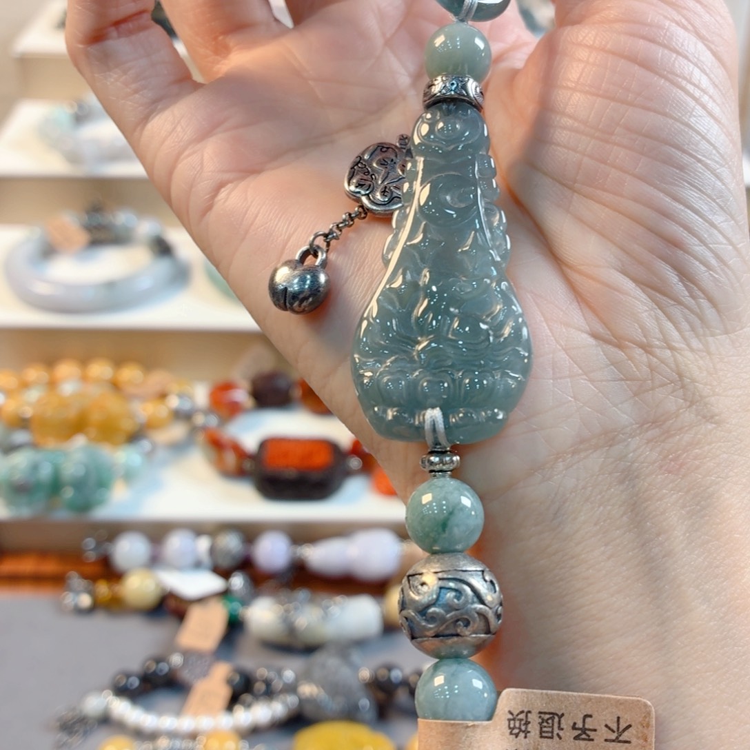 未镶嵌手链翡翠手串