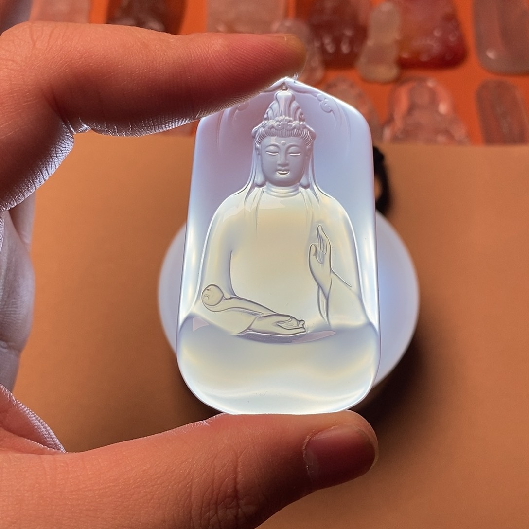 玛瑙/玉髓颈饰未镶嵌q****r