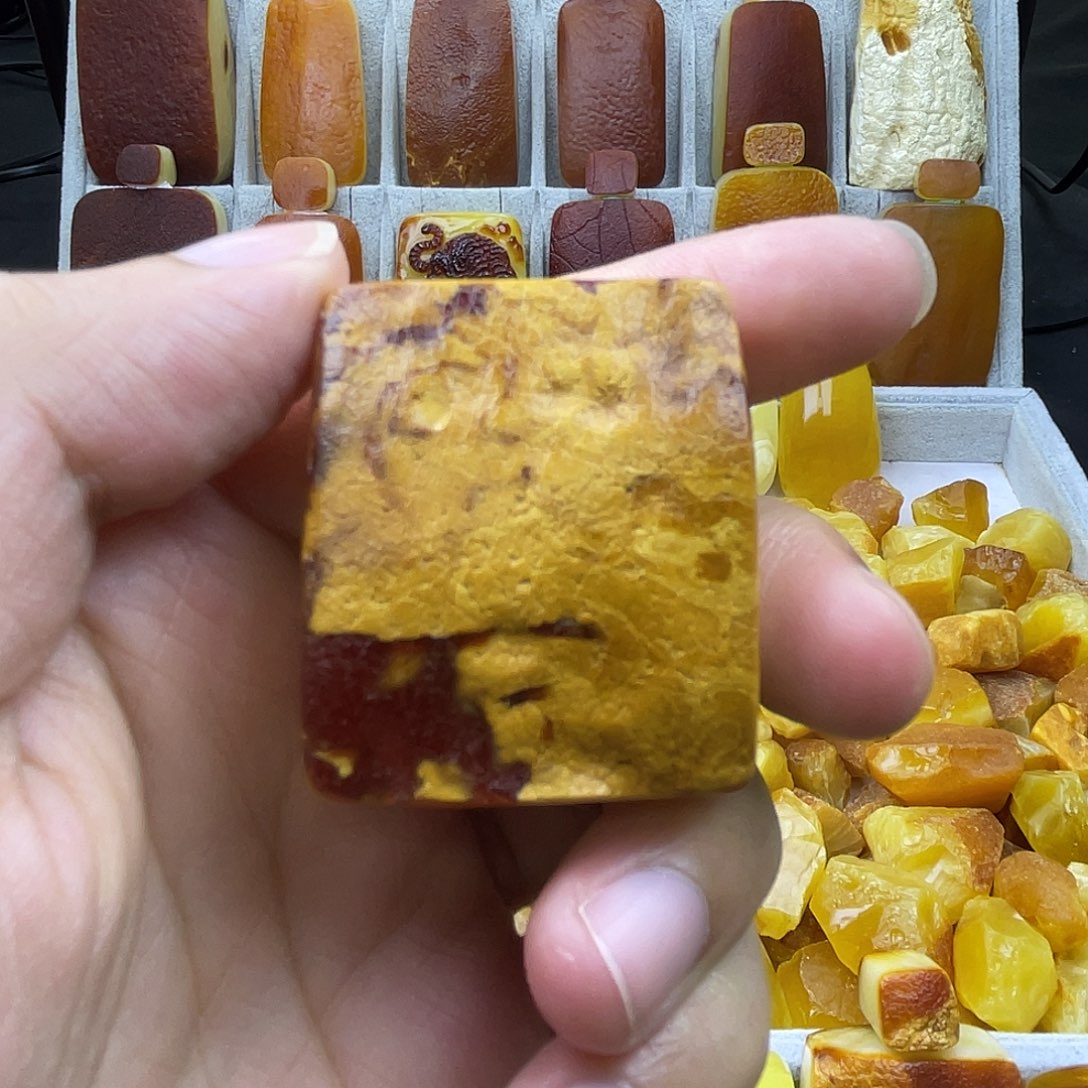 定制蜜蜡未镶嵌白蜡