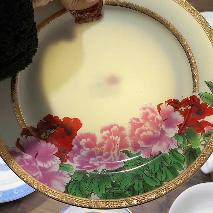 壶八寸红叶陶瓷一个