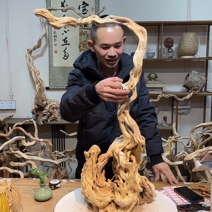 步***者香榧木杜鹃根天然根艺4