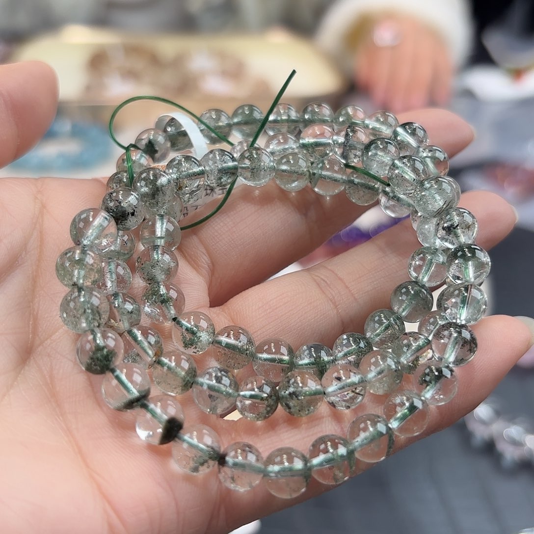 水晶手串水晶未镶嵌萌*