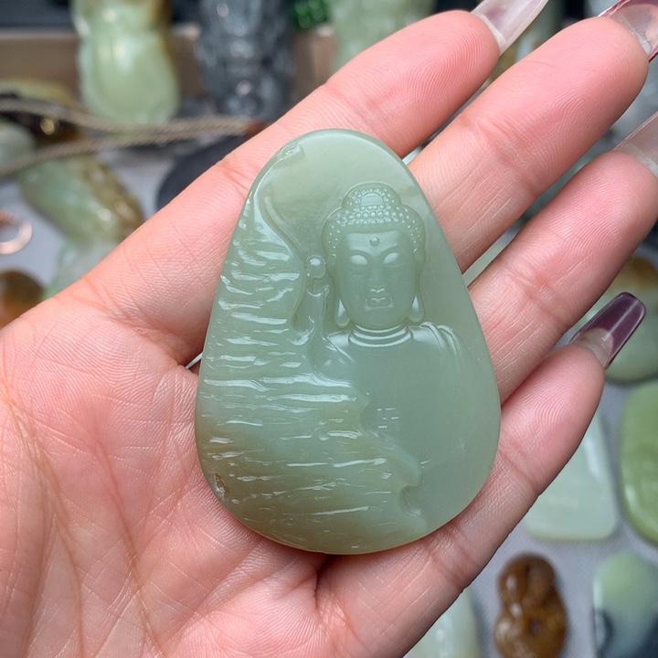 和田玉挂件未镶嵌