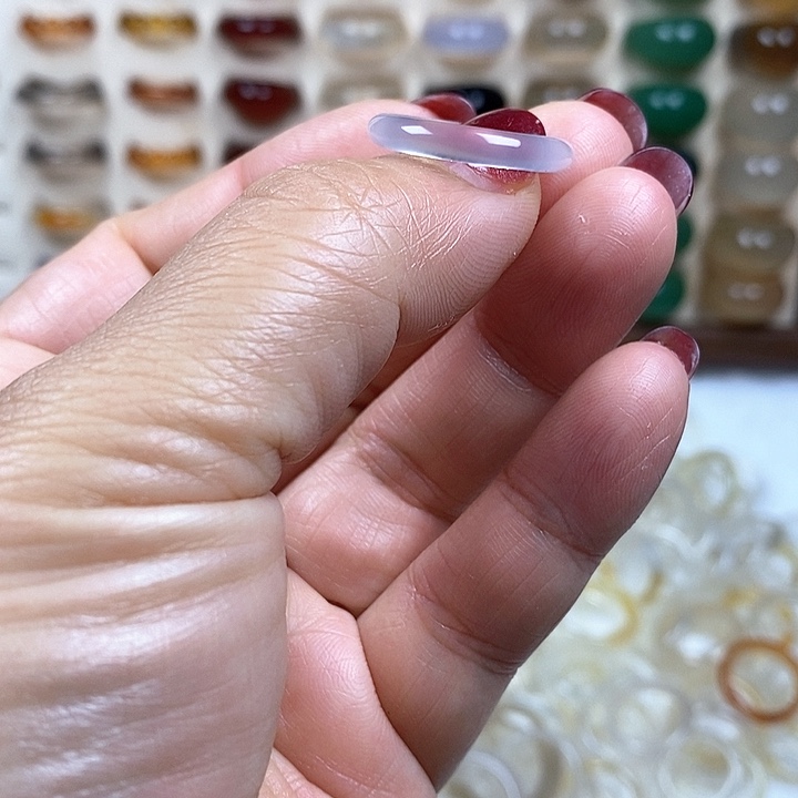 玛瑙/玉髓戒指未镶嵌