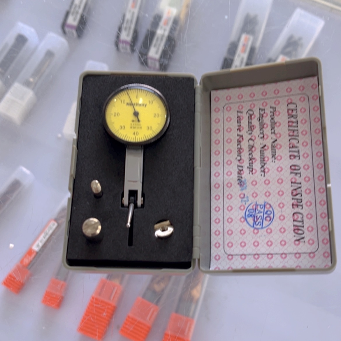 【闪购商品】黄色杠杆➕默克千分表大盘