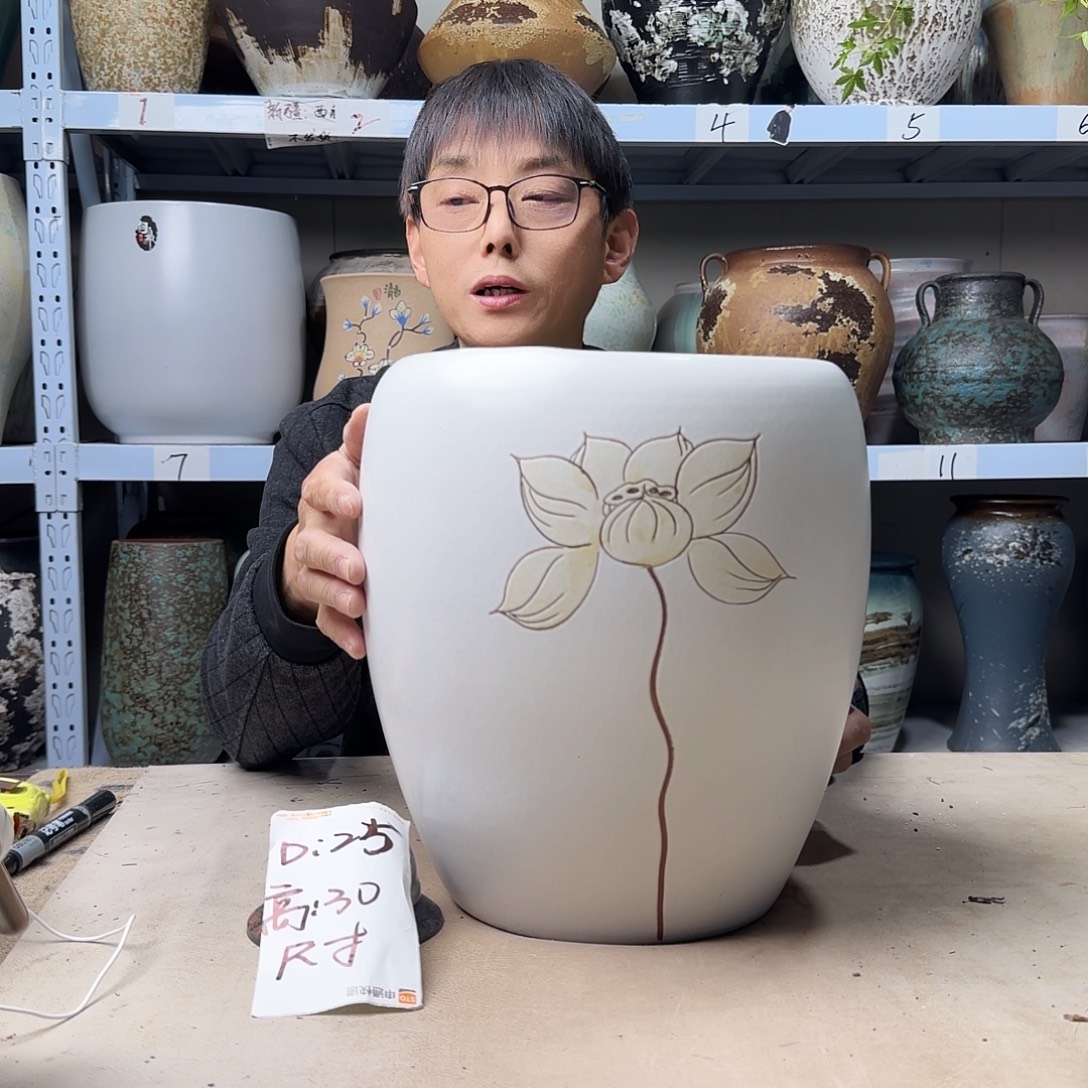 25@30 紫砂花盆尺寸
