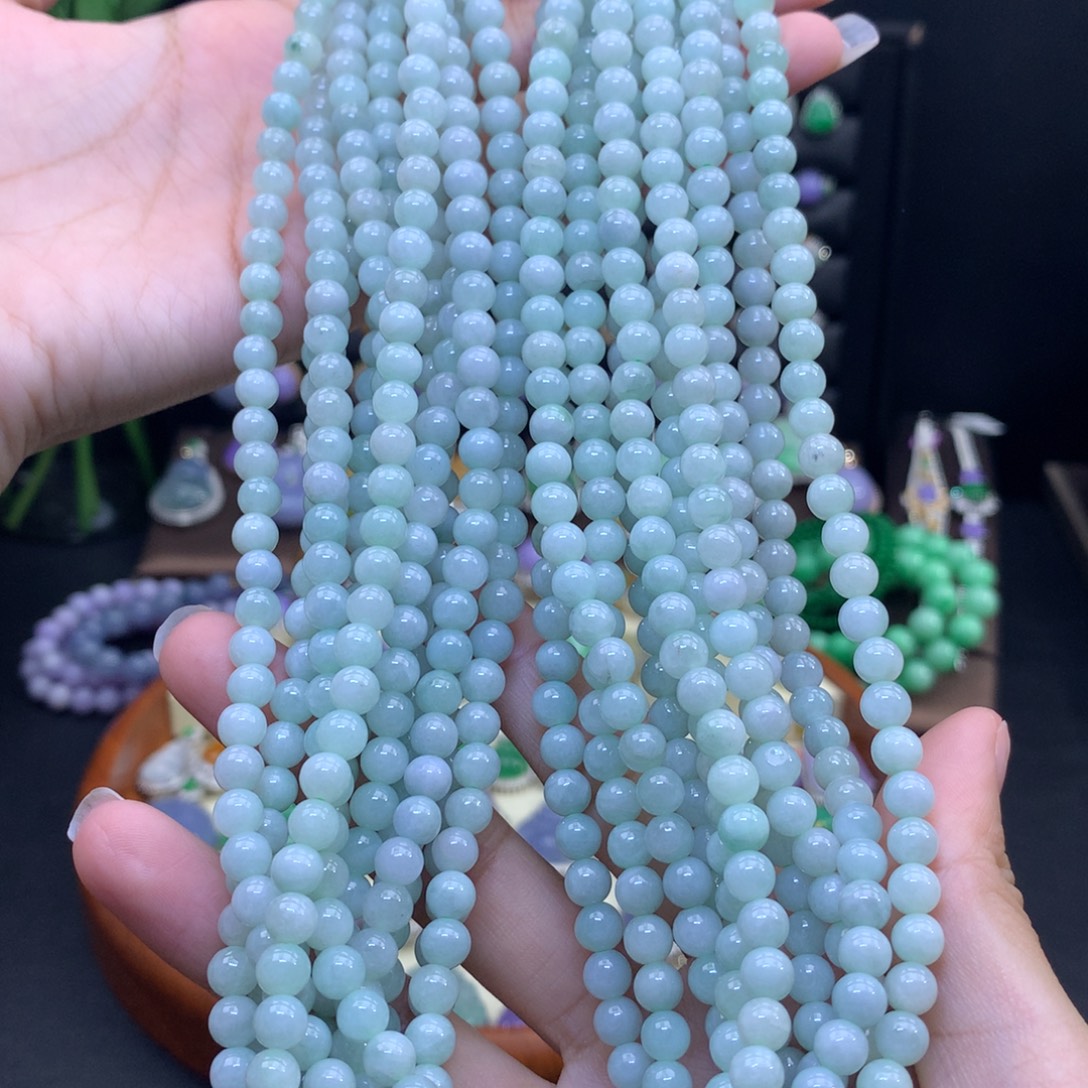 翡翠未镶嵌颈饰天然