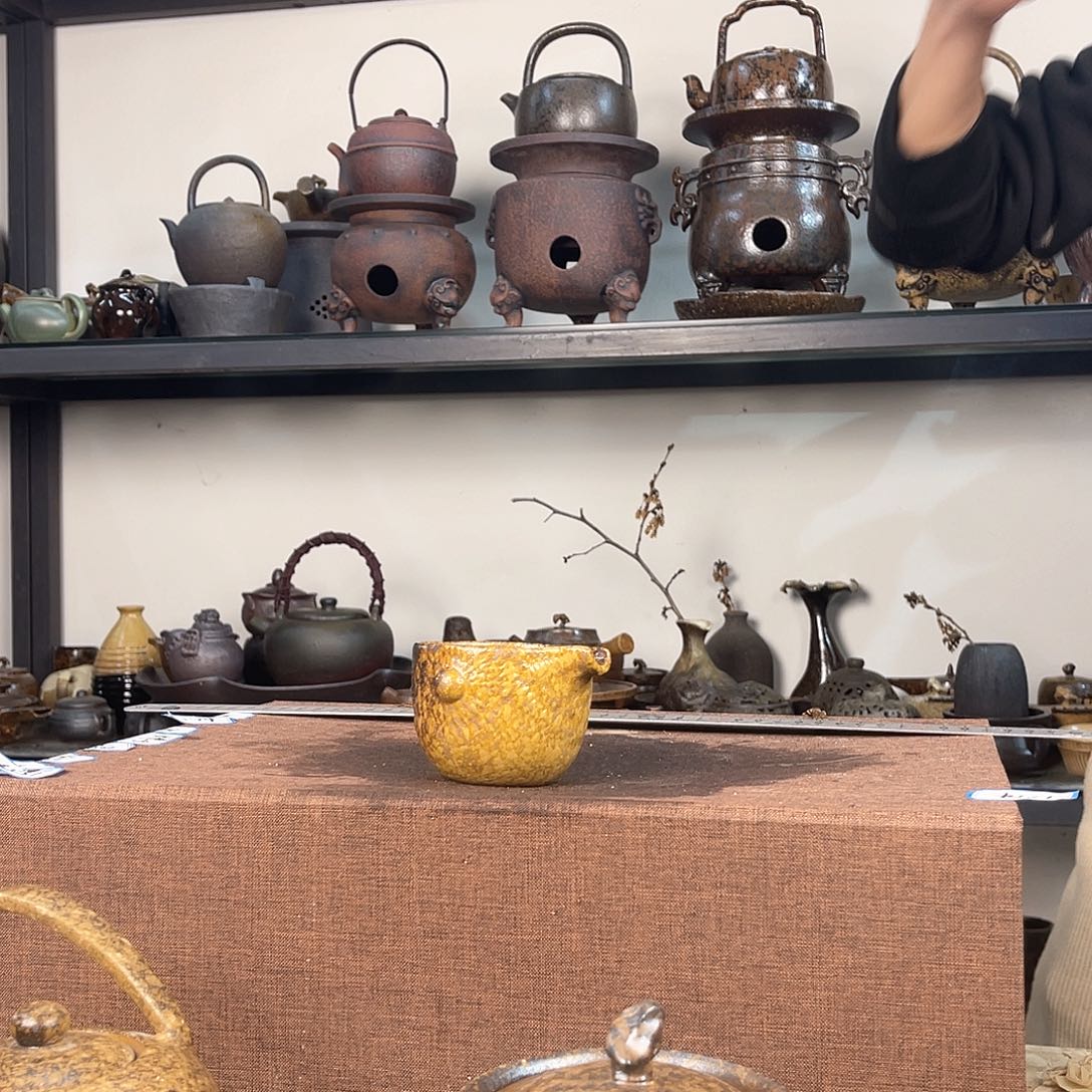 紫泥茶壶紫砂粗陶茶器