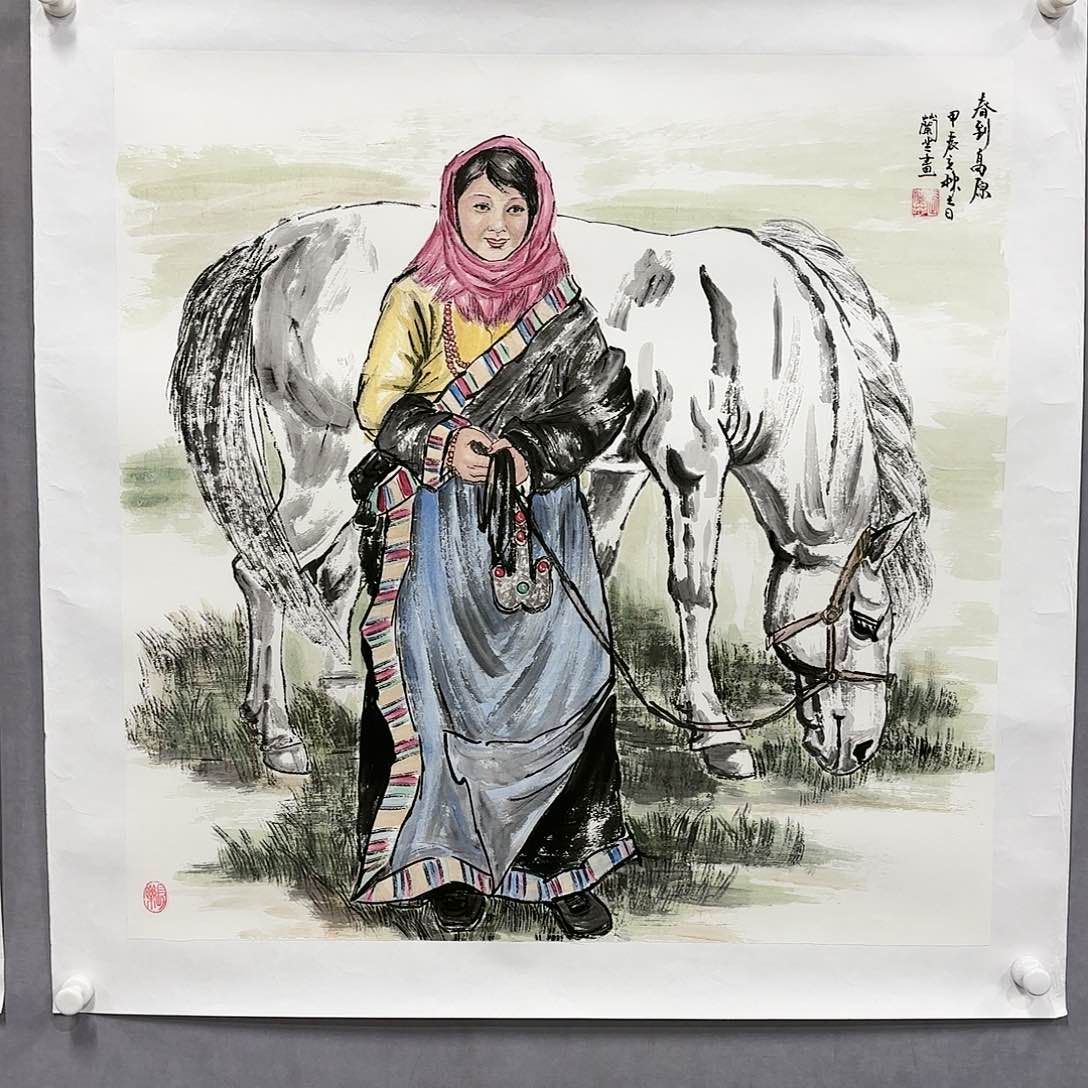 国画国画纯手绘作品请放心去藏