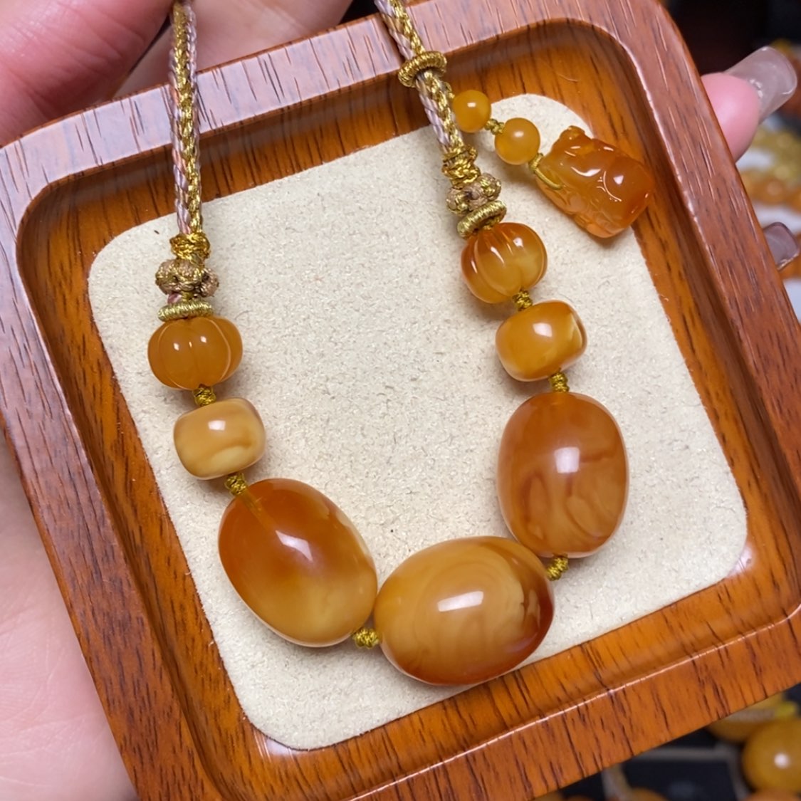 【闪购商品】未镶嵌颈饰蜜蜡项链
