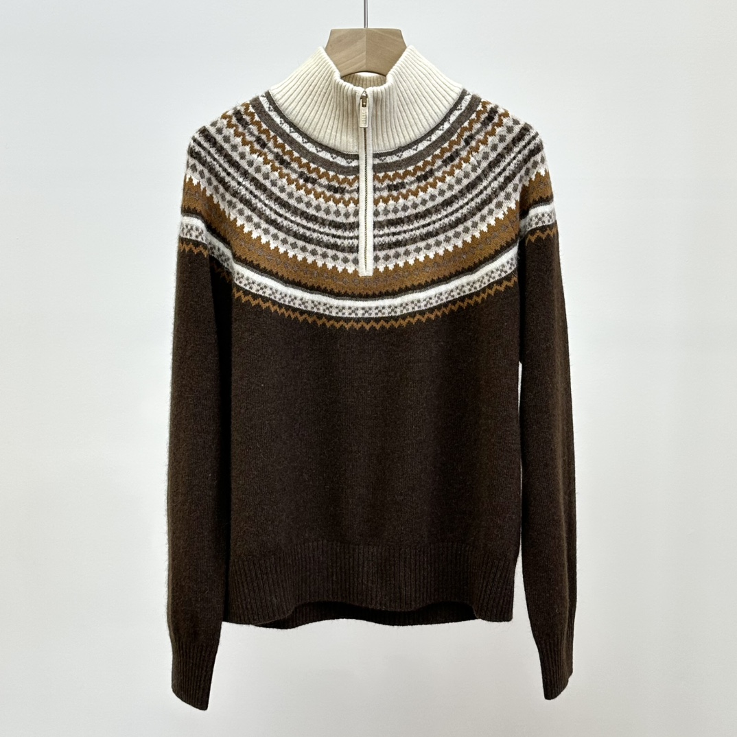 【子溪说衣】棕色费尔岛HE-25e 77