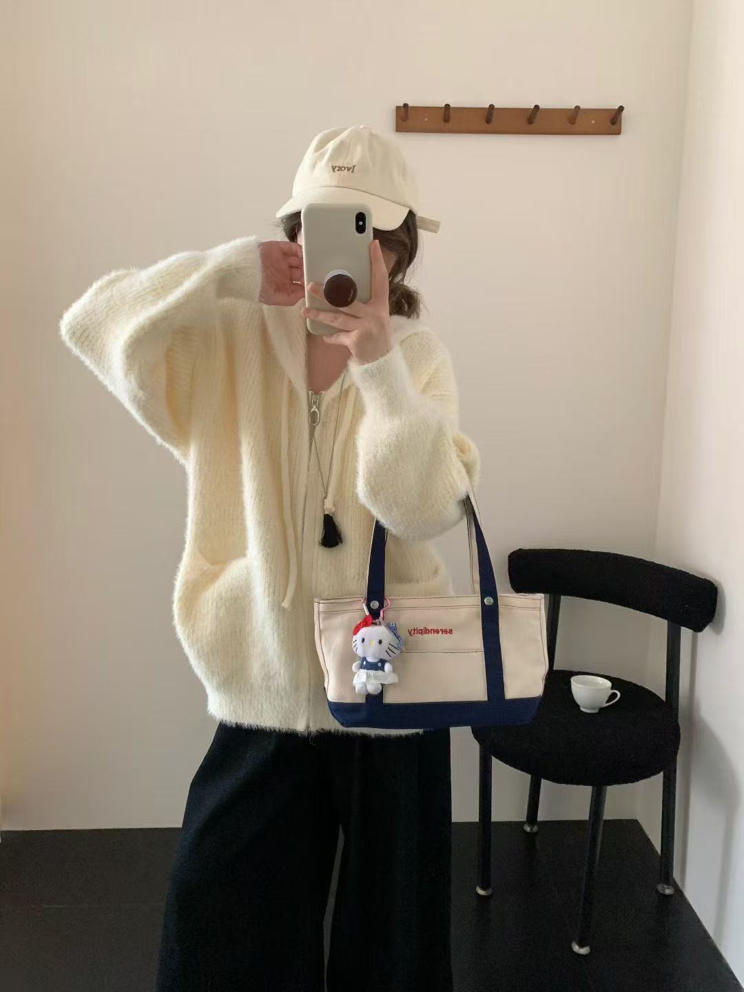 XIAOLU女装【编号01-100】秋冬氛围感重工韩系设计师针织休闲毛衣