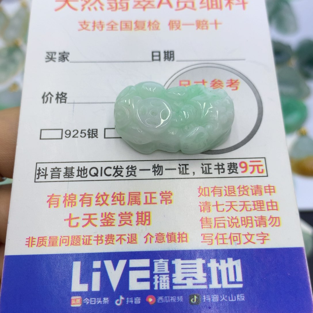 翡翠颈饰未镶嵌翡翠