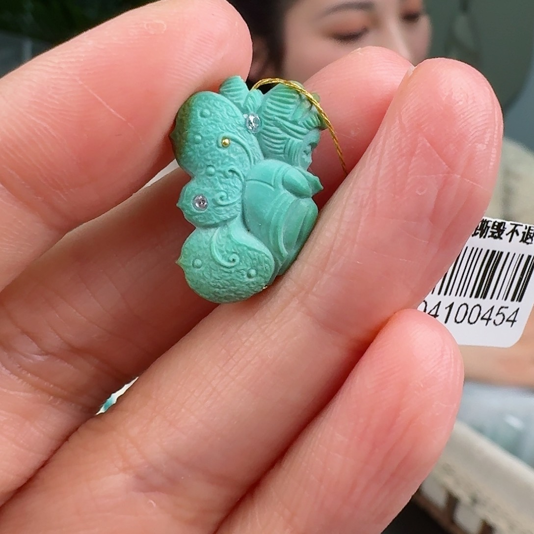 绿松石珠宝奇石未镶嵌