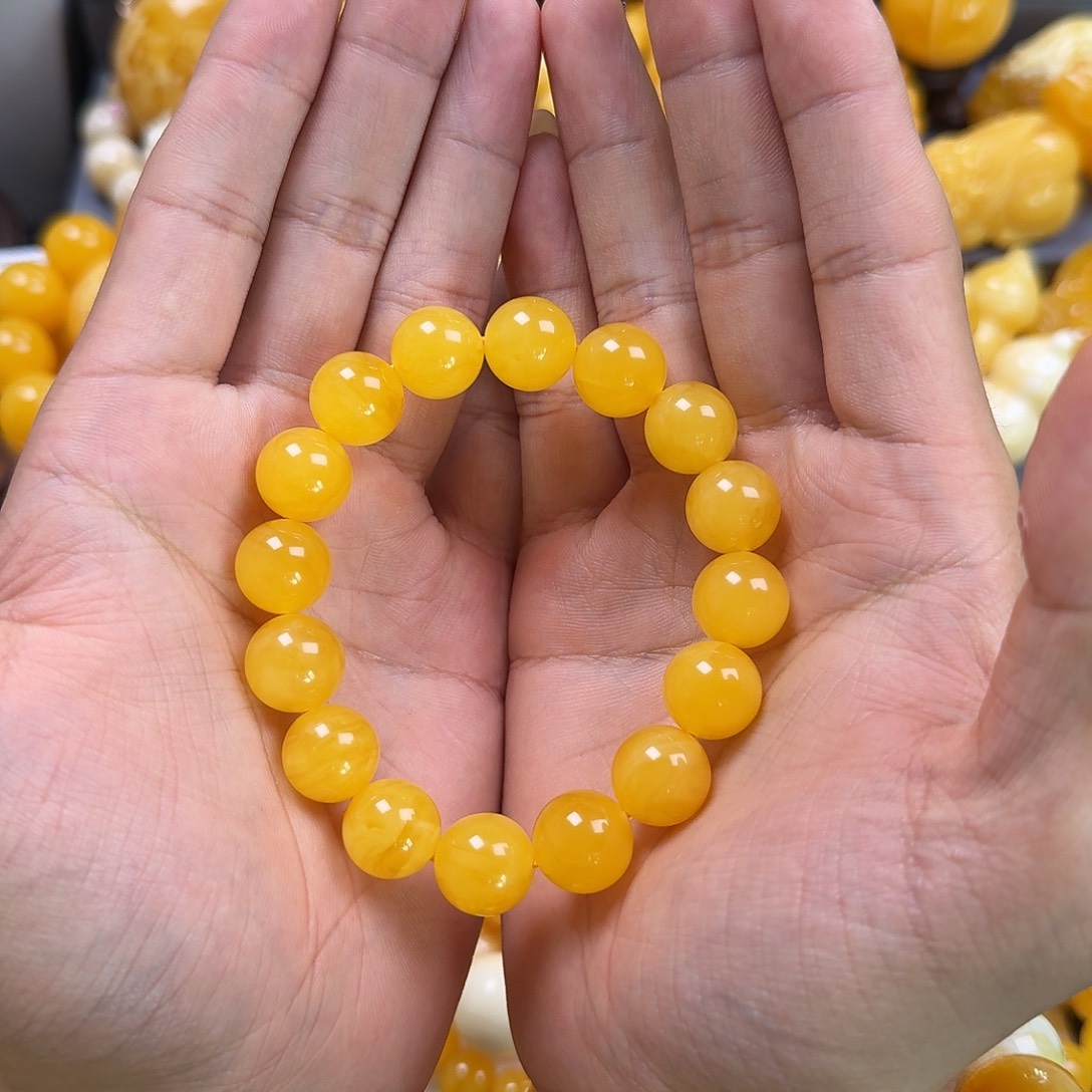 蜜蜡珠宝奇石未镶嵌13mm