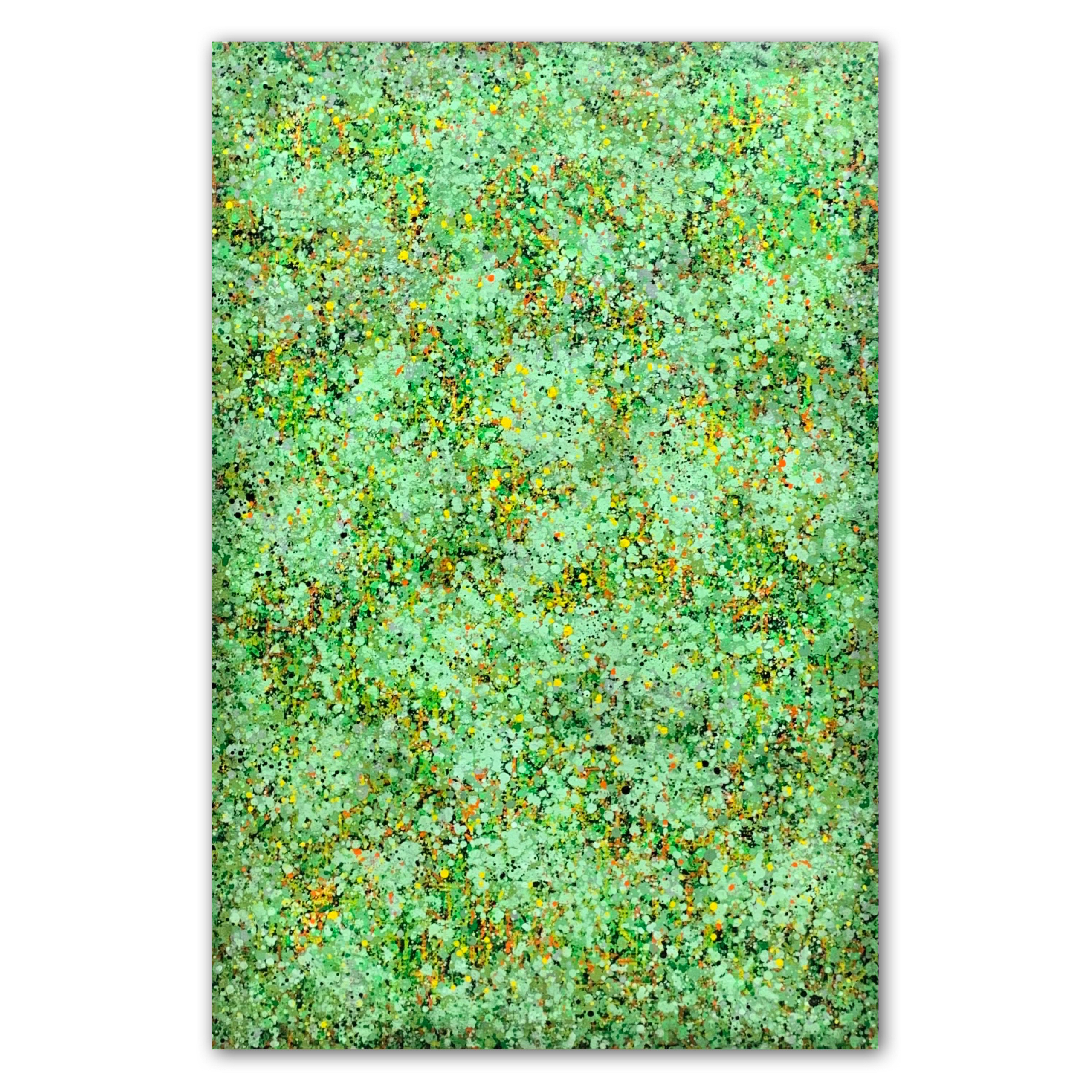 当代艺术《静默的生长》抽象写意布面纯手绘油画 画芯尺寸80-120cm