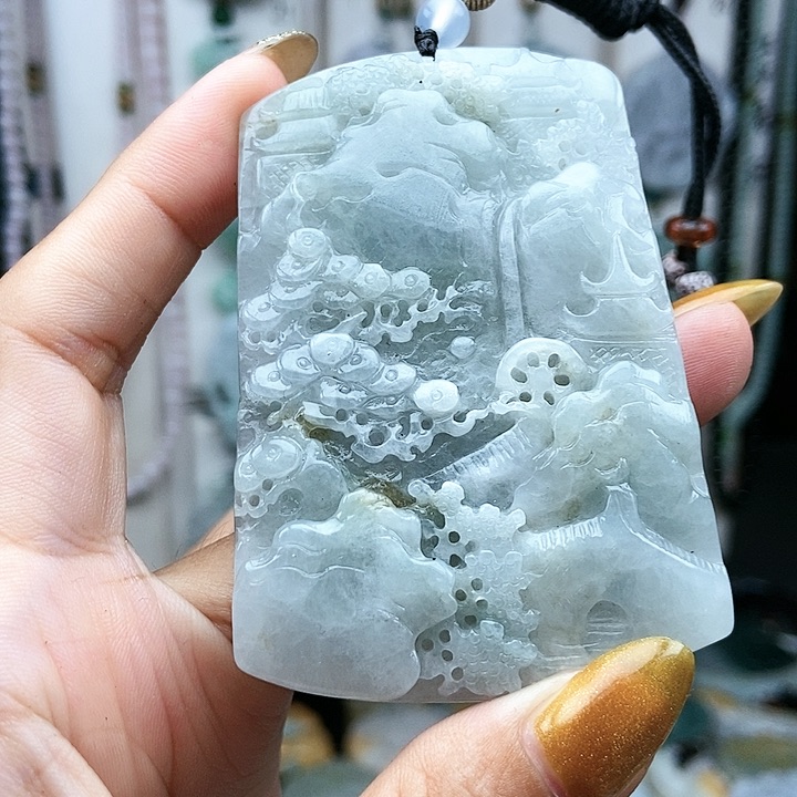 翡翠未镶嵌颈饰翡翠