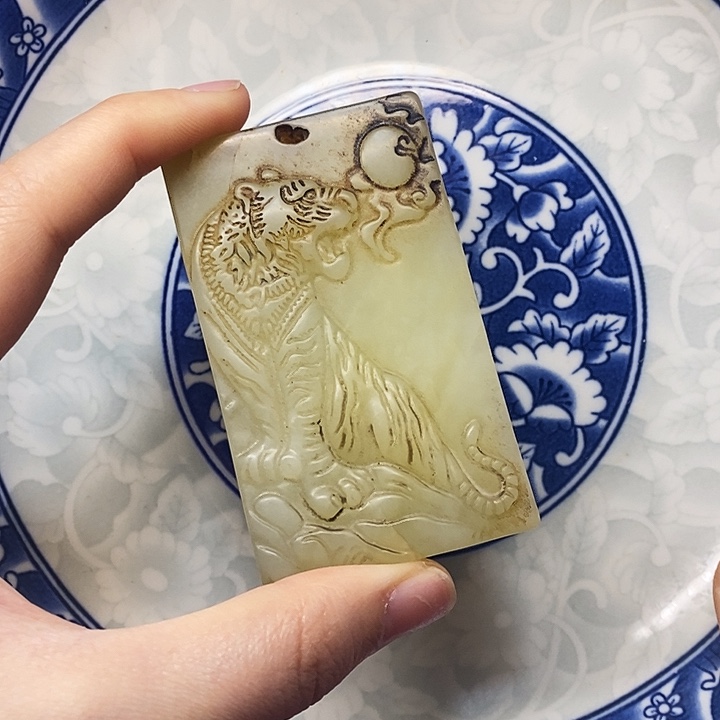 瓷片瓷片 瓷器 摆件1个