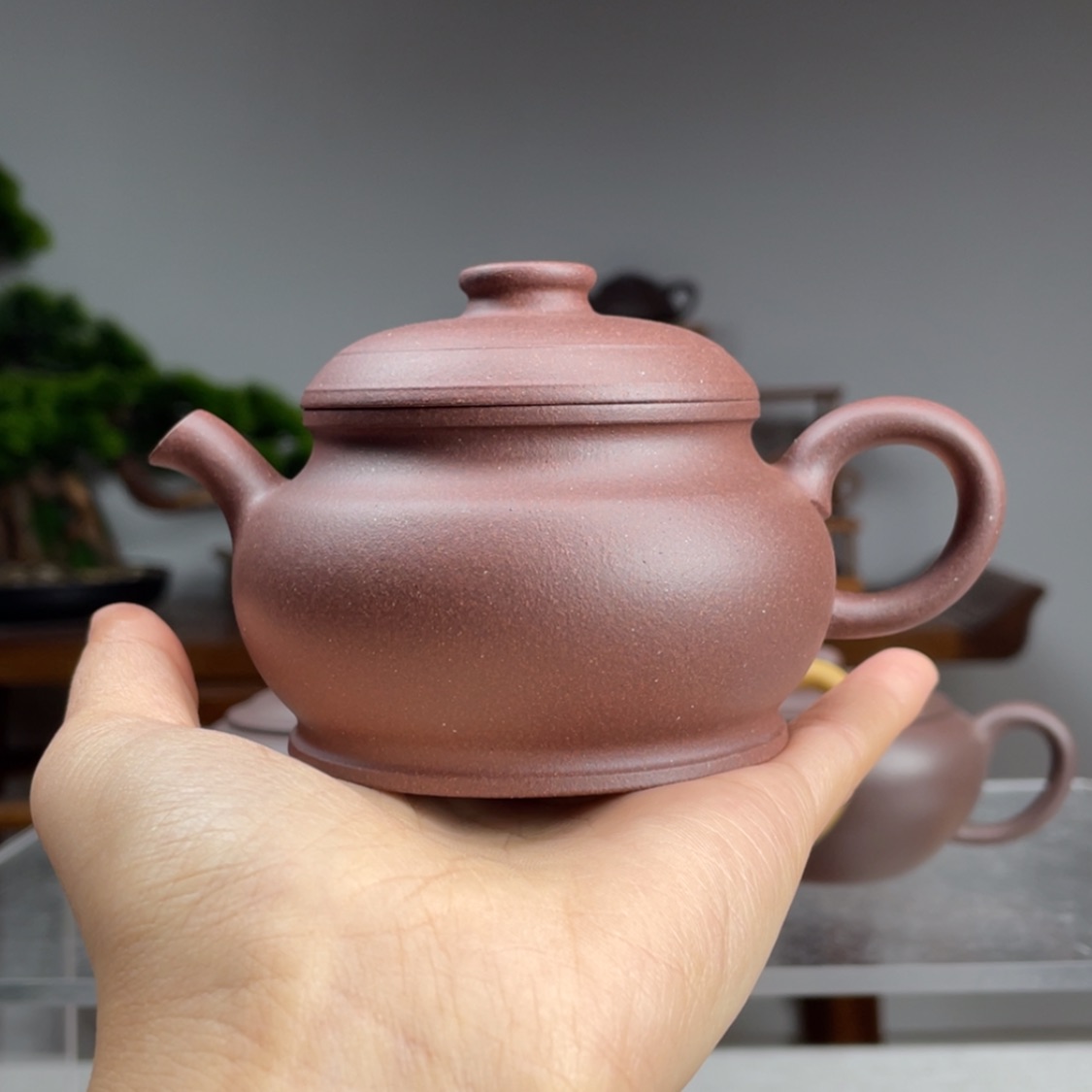 【闪购商品】紫砂茶壶高砂紫泥颂金容量160cc