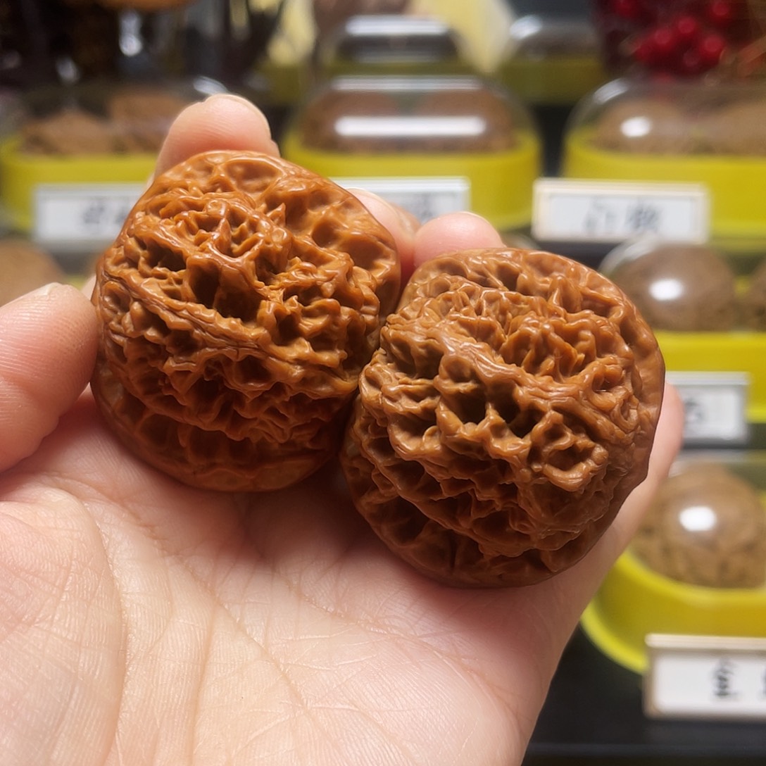 三***院文玩核桃把件大刺42尺寸599880