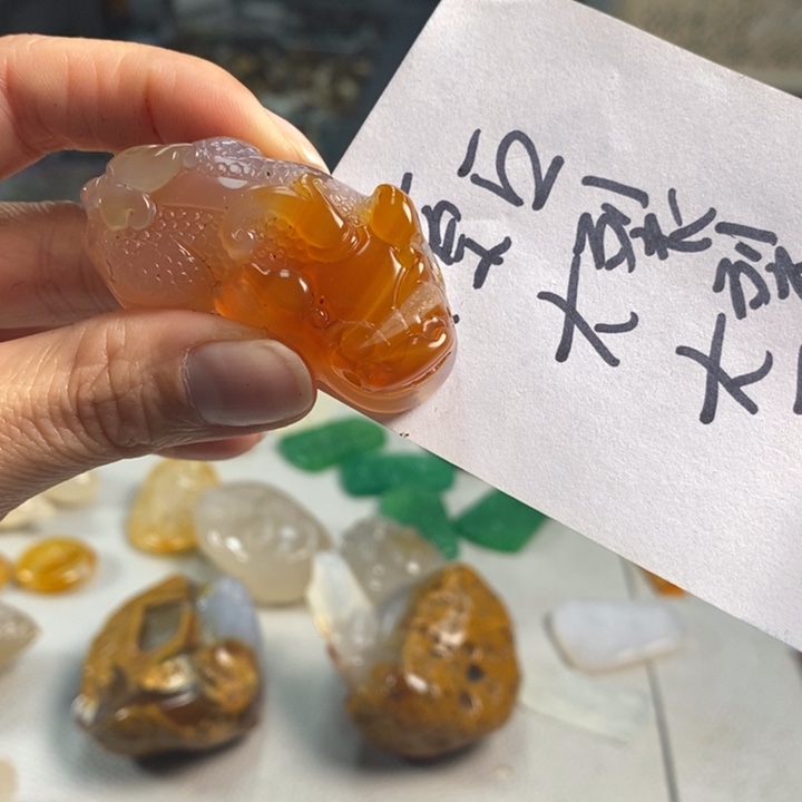 玛瑙/玉髓吊坠(不含链)未镶嵌