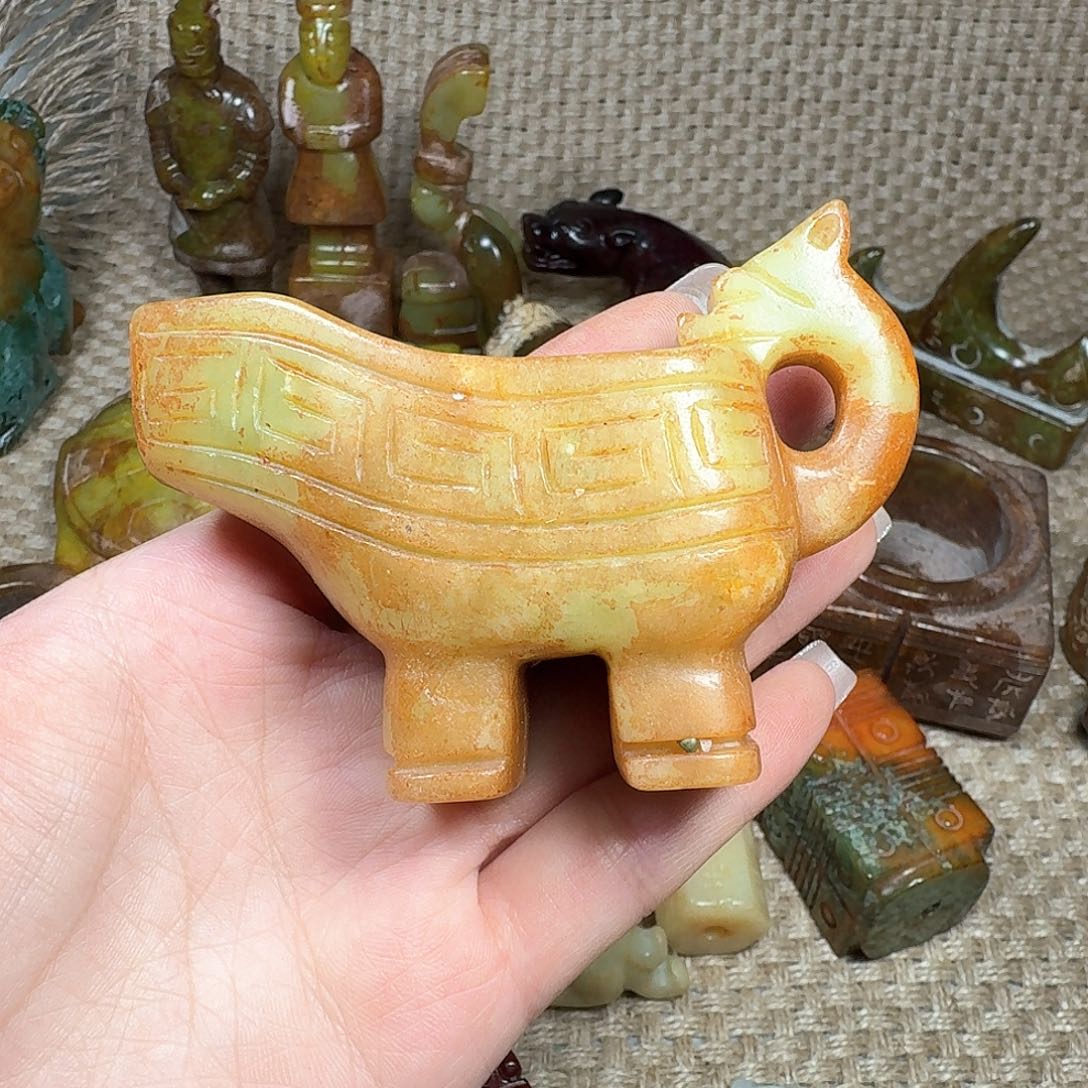 白玉菩提吊坠挂件