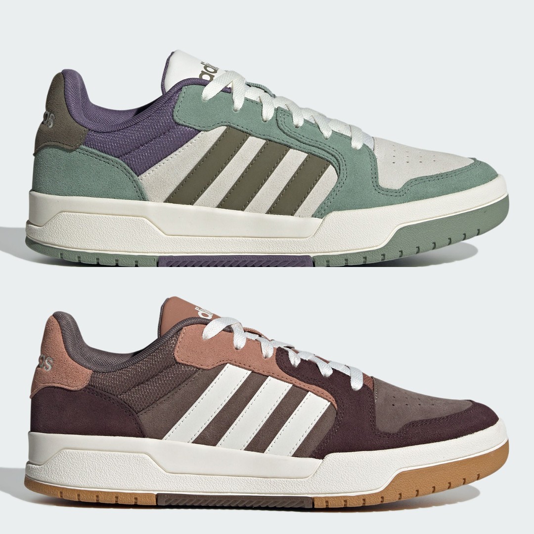 阿迪达斯neo ENTRAP男女运动休闲低帮耐磨透气板鞋 JR8322 JR8321