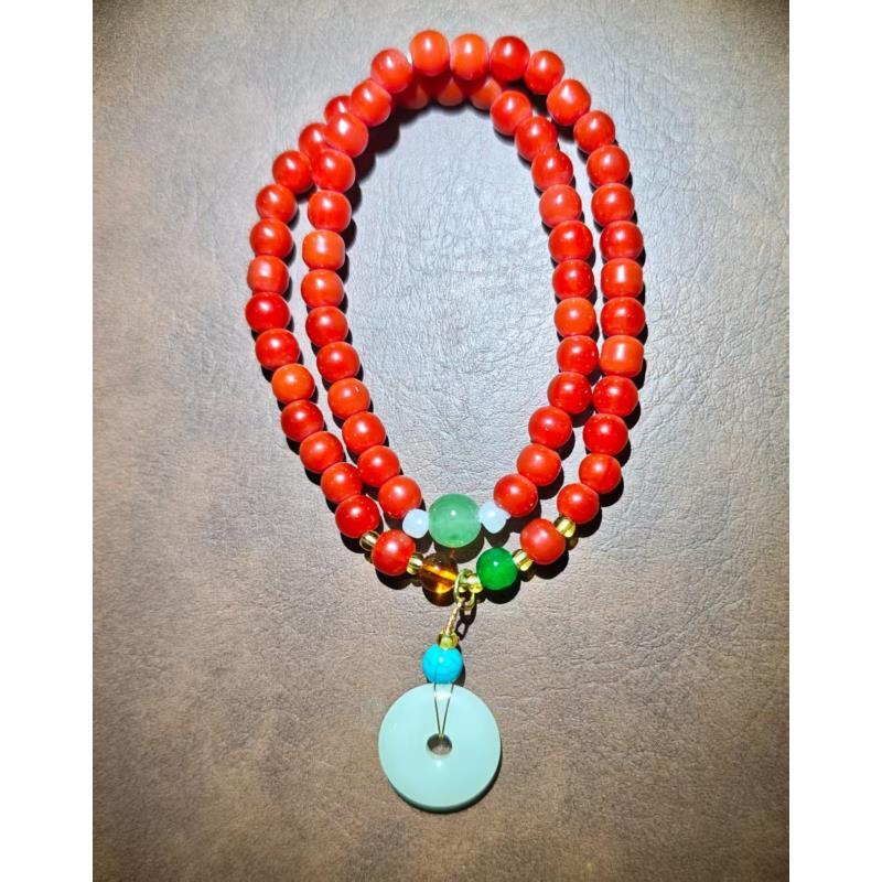 5020 南红精品双圈手串wy5020（无礼盒）