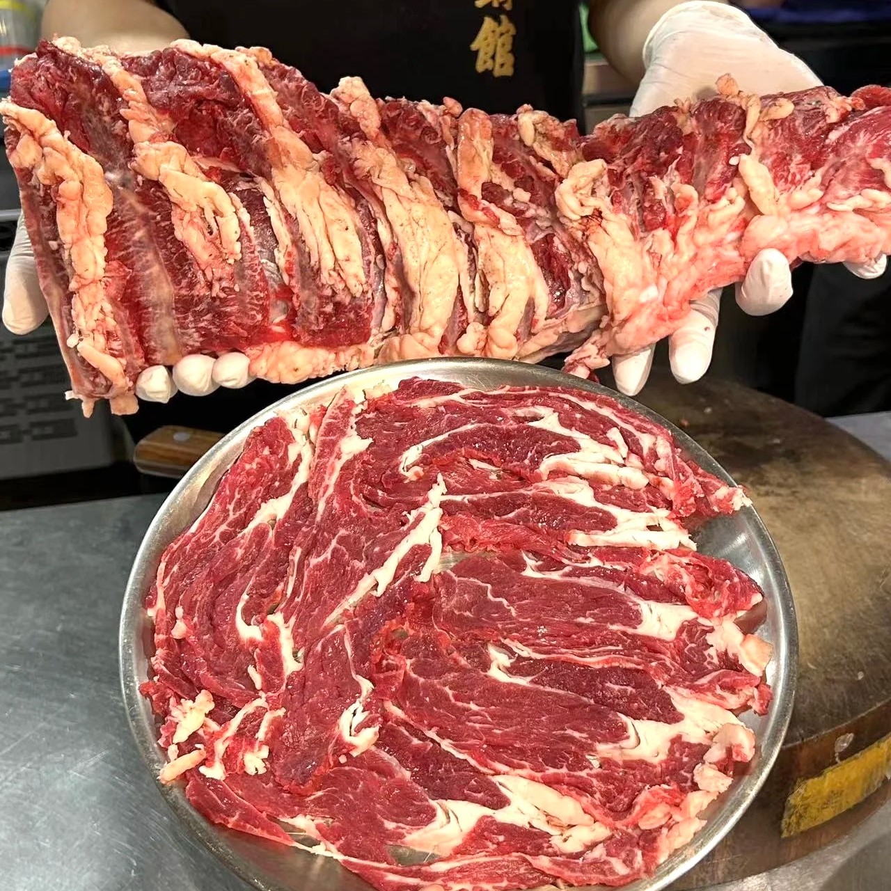 （牛上脑/牛吊龙）涮煎烤首选，你身上最嫩的一块