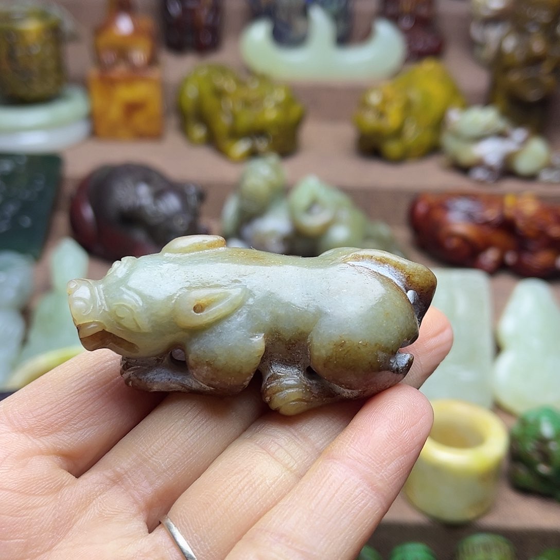 白玉菩提吊坠91。。