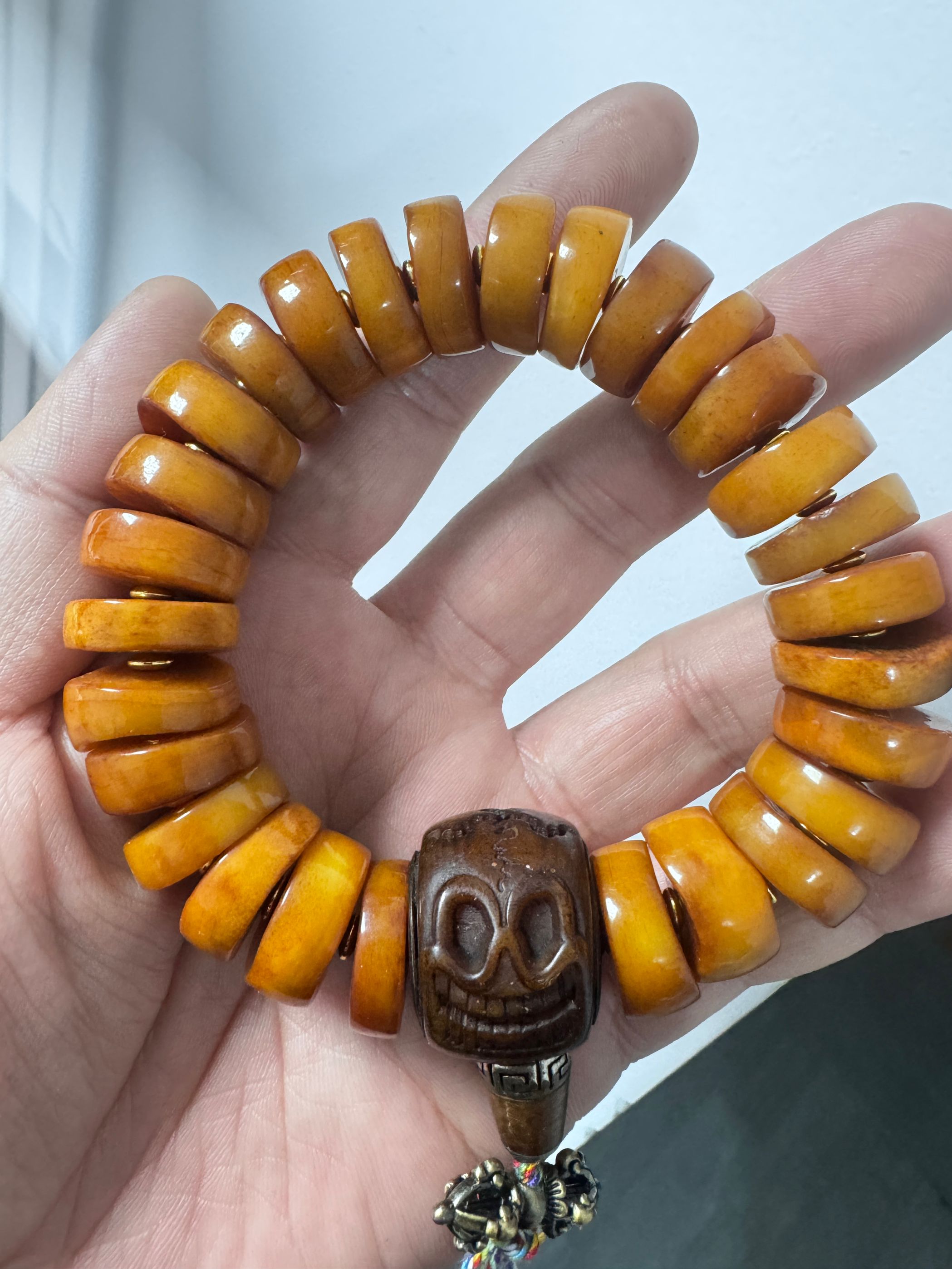 非金属树脂手链     【大圣七号】H319-18手持 单圈手串