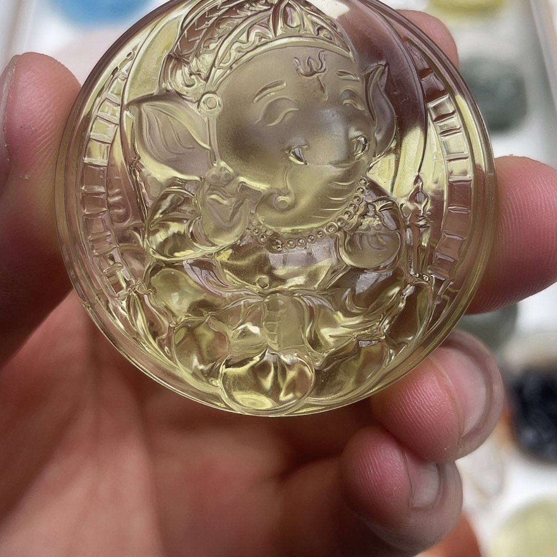 水晶未镶嵌吊坠(不含链)