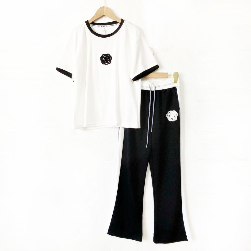 【Y1599】时尚百搭休闲套装