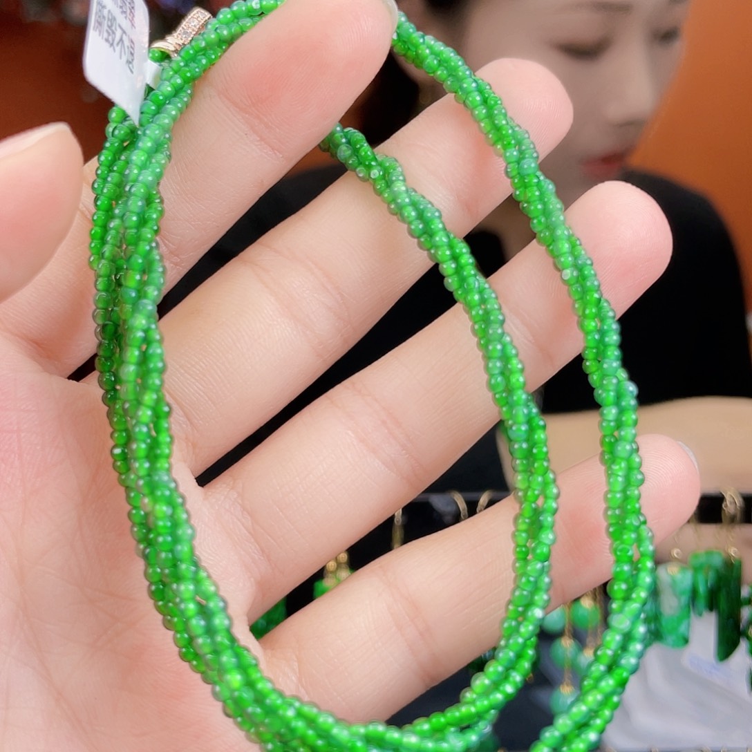 翡翠未镶嵌耳饰饰品