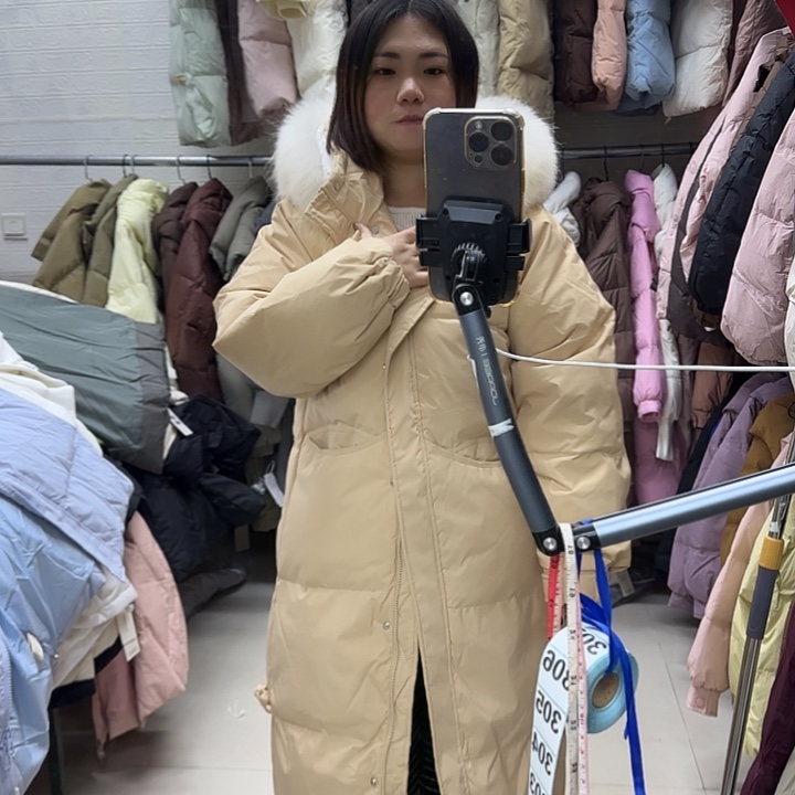 女外套长款加厚M码