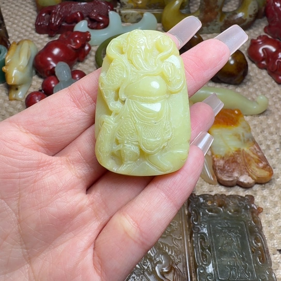 吊坠白玉菩提挂件