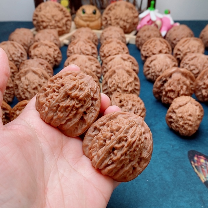 把件文玩核桃四座楼42