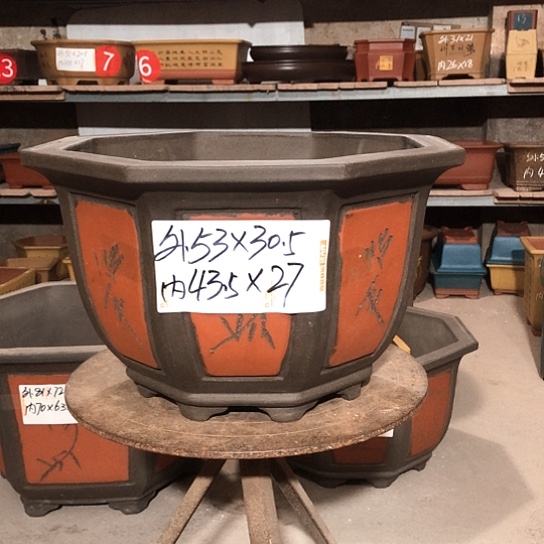 紫砂紫砂花盆包邮