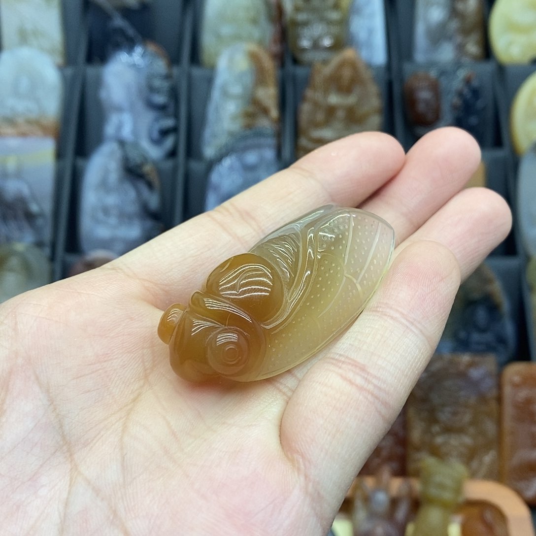 玛瑙/玉髓吊坠(赠链)未镶嵌吊坠