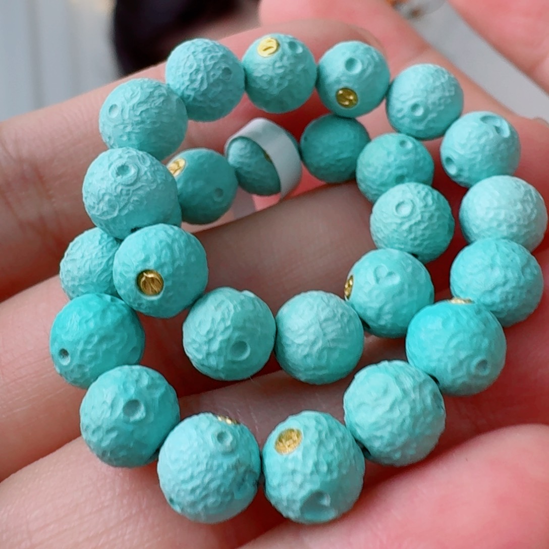 绿松石未镶嵌挂件