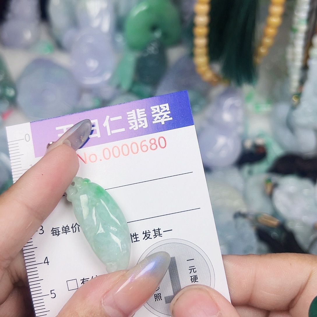 翡翠未镶嵌颈饰11