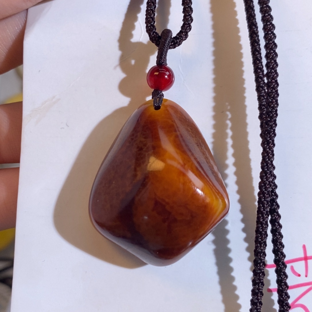 定制琥珀未镶嵌蜜蜡吊坠